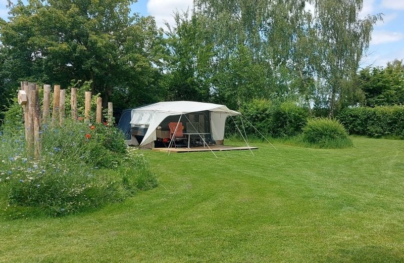 Camping natuur veel ruimte