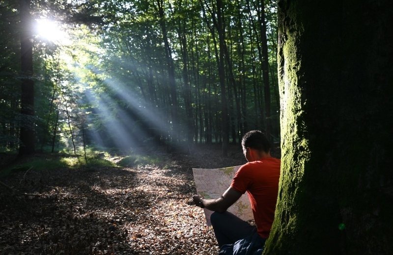 Wandelroute omgeving camping